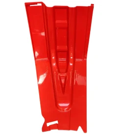 Vandsikring*ABS flodbarriere H: 52 cm indvendig kurve Rød