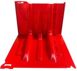 Vandsikring*ABS flodbarriere H: 52 cm lige Rød