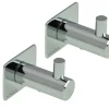 ADORA® Knager & Knagerækker*håndklædekrog m/tap og plade krom 2 stk.