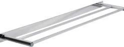 ADORA® Håndklædeholdere*håndklædestang dobbelt 60 cm krom