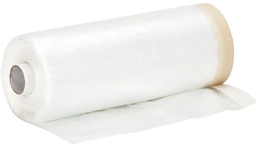 LUXI® Afdækning*Afdækningsfolie med tape 140 cm x 33 meter -