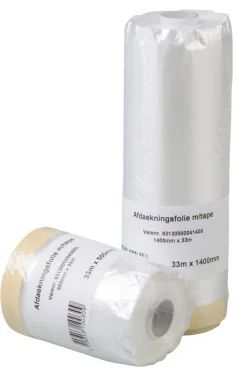 LUXI® Afdækning*Afdækningsfolie med tape 55 cm x 33 meter -