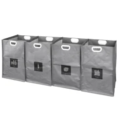 Affaldssortering*Affaldssorteringsposer m/velcrosystem 4 stk.