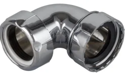 Reservedele Til Håndvaske*Afløbsvinkel krom 1 1/4" x 32 mm