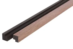 FibroTech Akustikpaneler & Tilbehør*Afslutningsliste Premium/Proff 2-pk. Walnut