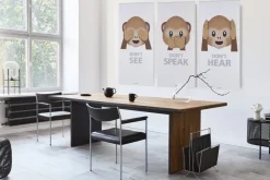 FibroTech Akustikpaneler & Tilbehør*Akustikbillede Art-Acoustic hear 60 x 120 cm - hvid