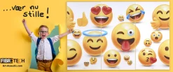 FibroTech Akustikpaneler & Tilbehør*Akustikbillede Art-Acoustic emoji III 60 x 120 cm