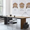 FibroTech Akustikpaneler & Tilbehør*Akustikbillede Art-Acoustic speak 60 x 120 cm - hvid