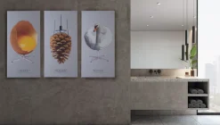 FibroTech Akustikpaneler & Tilbehør*Akustikbillede Art-Acoustic ægget 60 x 120 cm - lys grå