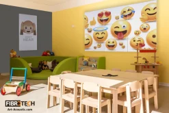 FibroTech Akustikpaneler & Tilbehør*Akustikbillede Art-Acoustic emoji II 60 x 120 cm