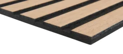 FibroTech Akustikpaneler & Tilbehør|Loftbeklædning*Akustikpanel Light Acoustic oiled oak 9 x 600 x 2500 mm Oiled oak finér