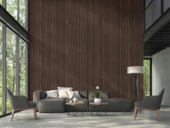 FibroTech Akustikpaneler & Tilbehør|Loftbeklædning*Akustikpanel Premium 22 x 605 x 2440 mm Grey oak