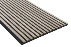 FibroTech Akustikpaneler & Tilbehør|Loftbeklædning*Akustikpanel Premium 22 x 605 x 2440 mm Walnut