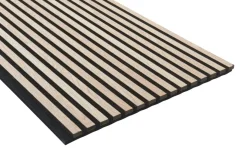 FibroTech Akustikpaneler & Tilbehør|Loftbeklædning*Akustikpanel Proff 22 x 605 x 3000 mm Light oak