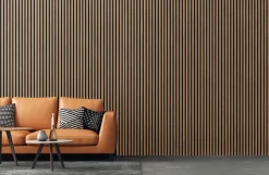 FibroTech Akustikpaneler & Tilbehør|Loftbeklædning*Akustikpanel Proff 22 x 605 x 3000 mm Oiled oak