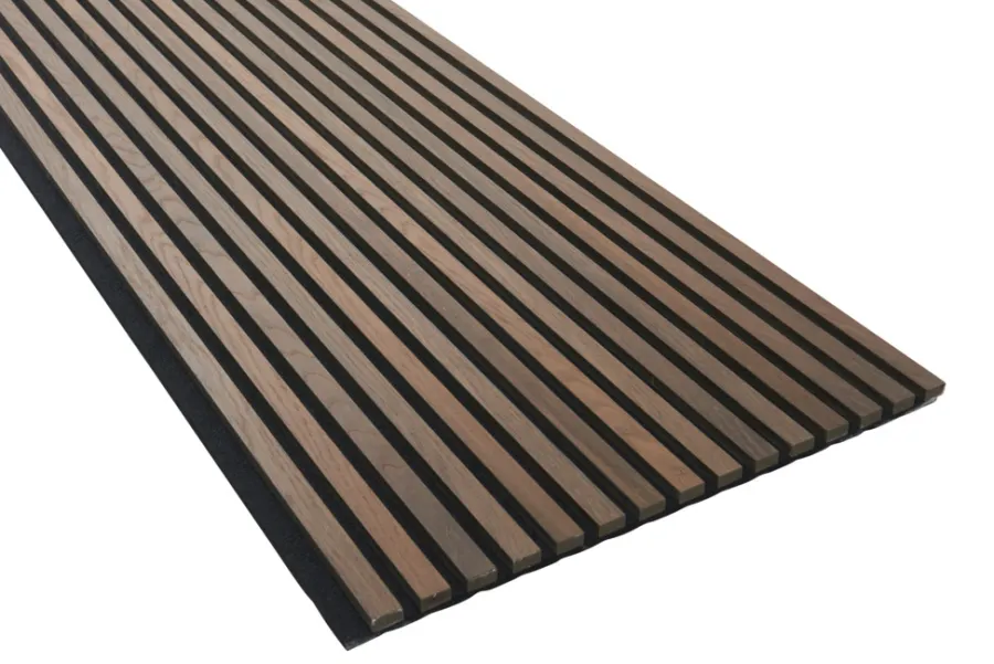 FibroTech Akustikpaneler & Tilbehør|Loftbeklædning*Akustikpanel Proff 22 x 605 x 3000 mm Smoked oak