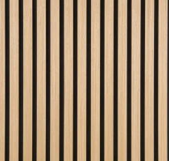 FibroTech Akustikpaneler & Tilbehør|Loftbeklædning*Akustikpanel Quanti 18 x 520 x 2440 mm Light oak