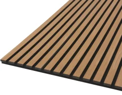 FibroTech Akustikpaneler & Tilbehør|Loftbeklædning*Akustikpanel Quanti 18 x 520 x 2440 mm Oiled oak
