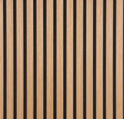 FibroTech Akustikpaneler & Tilbehør|Loftbeklædning*Akustikpanel Quanti 18 x 520 x 2440 mm Oiled oak