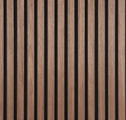 FibroTech Akustikpaneler & Tilbehør|Loftbeklædning*Akustikpanel Quanti 18 x 520 x 2440 mm Walnut