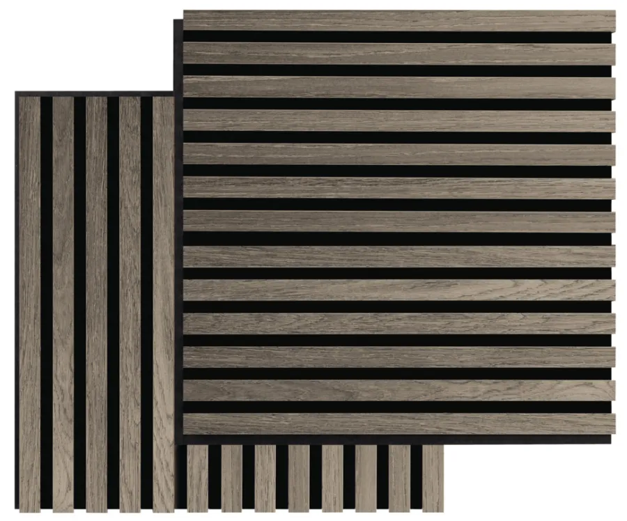 FibroTech Akustikpaneler & Tilbehør*Akustikpanel Square 22 × 520 × 520 mm 2-pk. Grey oak
