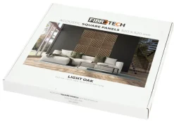 FibroTech Akustikpaneler & Tilbehør*Akustikpanel Square 22 × 520 × 520 mm 2-pk. Light oak