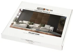 FibroTech Akustikpaneler & Tilbehør*Akustikpanel Square 22 × 520 × 520 mm 2-pk. Oiled oak