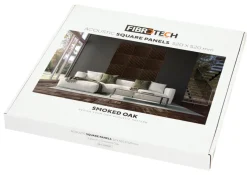 FibroTech Akustikpaneler & Tilbehør*Akustikpanel Square 22 × 520 × 520 mm 2-pk. Smoked oak