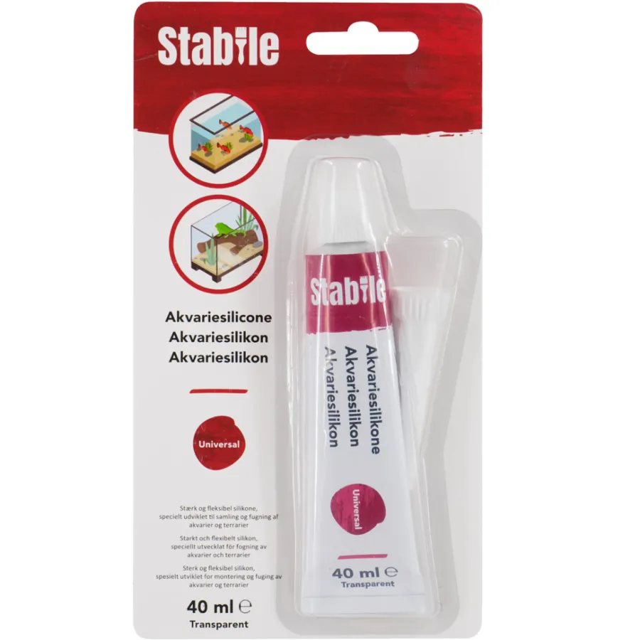 Stabile® Silikone*Akvariesilikone transparent 40 ml -