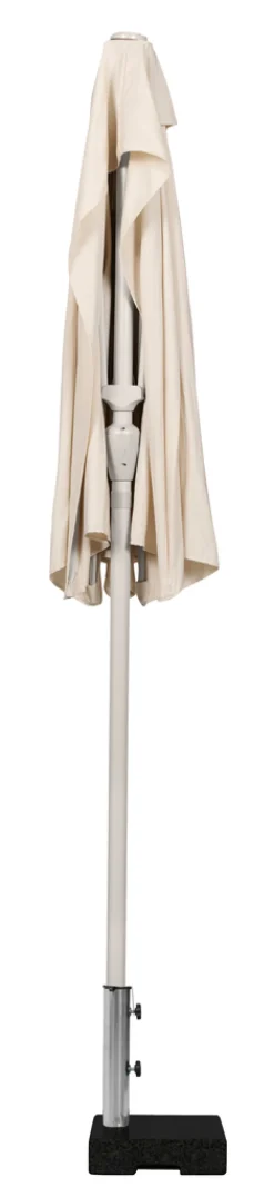 Parasoller & Markiser*Altanparasol m/krank B270 x D135 x H234 cm Sandgrå