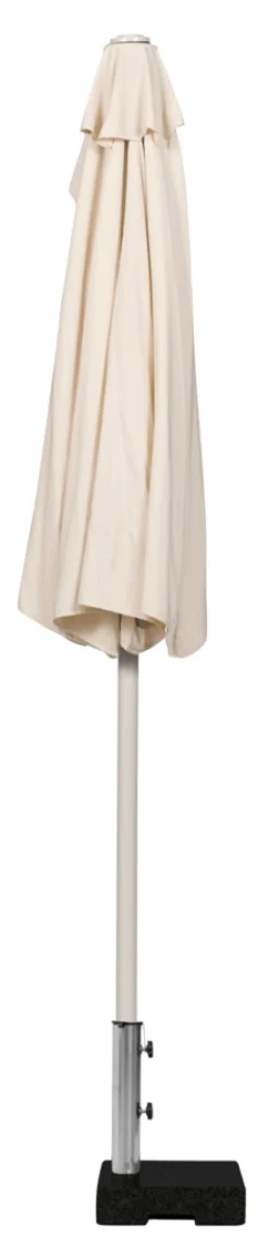 Parasoller & Markiser*Altanparasol m/krank B270 x D135 x H234 cm Sandgrå