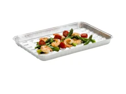 Grillexpert® Grilltilbehør*Alubakke med huller 34,2 x 22,8 cm 5 stk. -