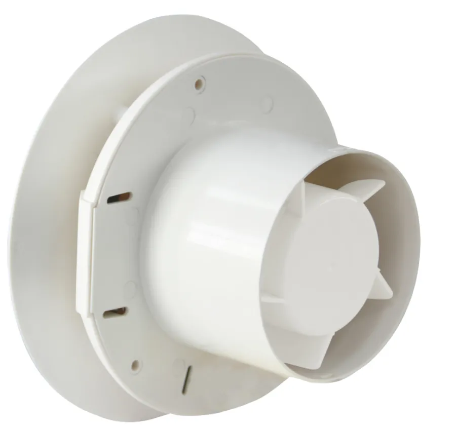 GRAD Ventilation*Badrumsventilator m/hygrostat og LED-display - Hvid