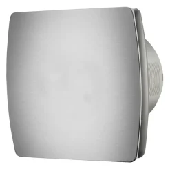 GRAD Ventilation*Badrumsventilator stål m/hygrostat og timer -