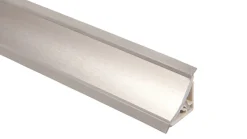 Tilbehør Til Borde*Bagkantliste 23 x 23 x 3000 mm Børstet stål