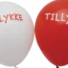 Pynt & Festudstyr*Balloner 6 stk. m/tillykke print