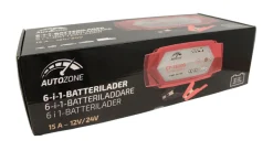 AutoZone® Autobatterier, El-Ladere & Ladekabler*Batterilader 7,5-15 A/12-24 V -