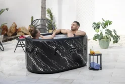 Bestway Badekar|Udendørs Spabade*Lay-Z-Spa Glacial Dip isbad 420 liter Sort marmor