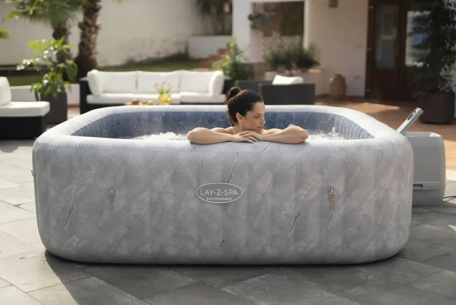 Bestway Udendørs Spabade*Lay-Z-Spa San Francisco 7 spabad 230 x 230 cm