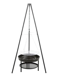 Grillexpert® Bålfad & Tilbehør*Bålsted tripod med bålfad og rist -