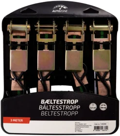AutoZone® Trailertilbehør*Bæltestropper 300 cm 4 stk. -