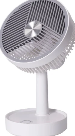 Ventilatorer*Bordventilator genopladelig 13,5 x 13 x 22 cm