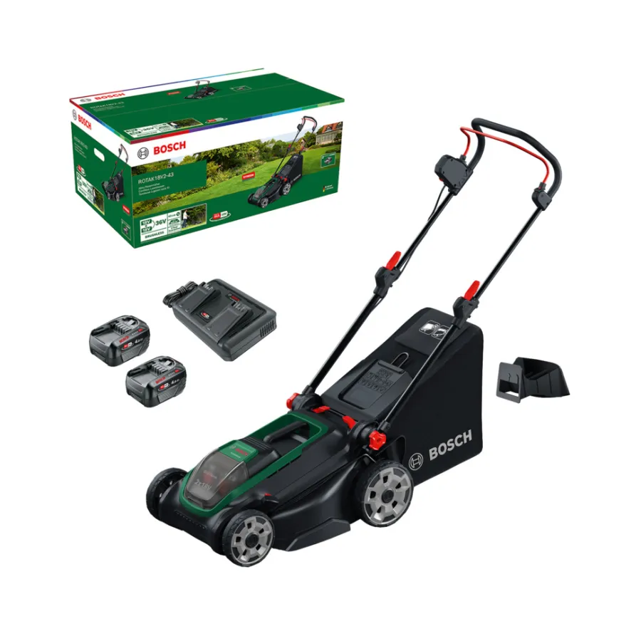 Bosch Plæneklippere*Rotak 18V-43 akku plæneklipper