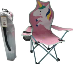 Sunlife® Sæsonafslutning|Telte & Campingmøbler*Børnecampingstol enhjørning 35 x 35 x 62 cm -