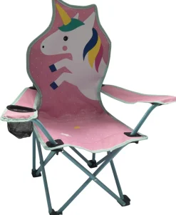 Sunlife® Sæsonafslutning|Telte & Campingmøbler*Børnecampingstol enhjørning 35 x 35 x 62 cm -