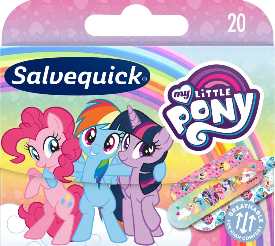 Salvequick Personlig Pleje*Børneplaster My Little Pony – 20 stk.
