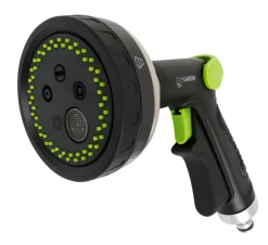 Garden® Koblinger & Sprøjtepistoler*Brusepistol m/5 funktioner - Grøn/sort