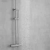 Rainshower Blandingsbatterier Til Bad Og Brus*Brusesæt m/termostat Ø250 mm børstet stål