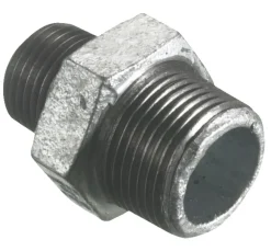 Galvaniserede*Brystnippel galvaniseret 3/4" x 1/2"