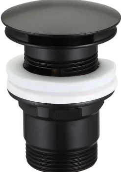 Reservedele Til Håndvaske*Bundventil pop-up 1 1/4" Ø66 mm sort